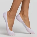 Unisex white invisible foot-saving mini socks, pack of 3 pairs - Pompea no stress