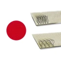 Coloured hook and loop tape, 20 mm, for sewing HOOK + LOOP - Mas