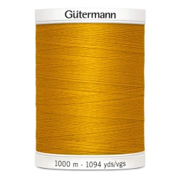 Filo per cucire Gutermann colore 362 Giallo Ocra spola da 1000m