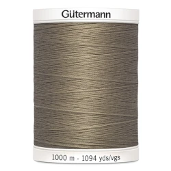 Filo per cucire Gutermann colore 199 Beige Tortora spola da 1000m