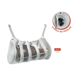 Padded washing machine bag for trainers and sneakers