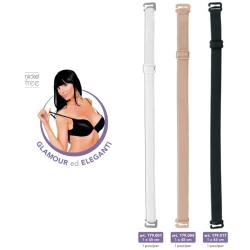 Replacement bra straps 10mm - adjustable, removable