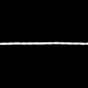 White leaded clothing tape weighing 25 grams per metre