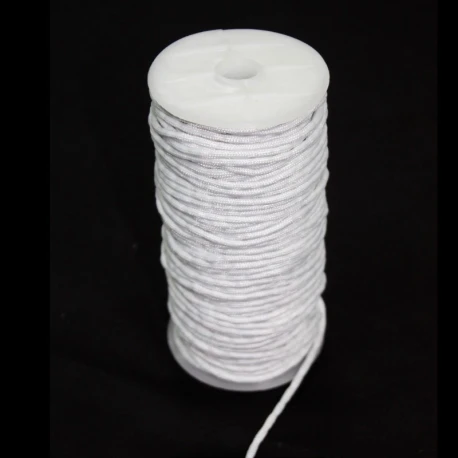 White leaded clothing tape weighing 25 grams per metre