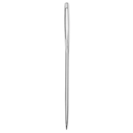 Wool needles with silver eye No. 14 - 1.90 x 60 mm Pack of 25 needles - 124129 Prym
