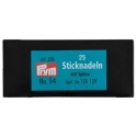 Wool needles with silver eye No. 14 - 1.90 x 60 mm Pack of 25 needles - 124129 Prym