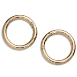 Round snap hooks with spring lock Ø 4cm Gold - 2 Pieces - 417894Prym 2