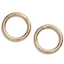 Round snap hooks with spring lock Ø 4cm Gold - 2 Pieces - 417894Prym