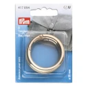 Moschettoni tondi apribili con sicura a molla Ø 4cm Oro - 2 Pezzi - 417894 Prym