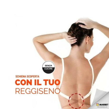 Estensione del reggiseno 15mm Trasparente per avere la schiena scoperta - 156/15 Marbet