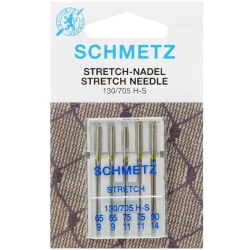 Aghi Stretch fini per macchina da cucire con testa piatta Schmetz