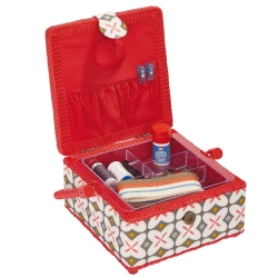 Small work basket in seventies pattern with handle - 612013 Prym 2