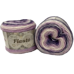Flauto filato sfumato di caldo cotone effetto felpato per uncinetto e lavoro a maglia - Silke by Arvier