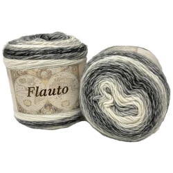 Flauto filato sfumato di caldo cotone effetto felpato per uncinetto e lavoro a maglia - Silke by Arvier 2