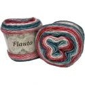 Flauto filato sfumato di caldo cotone effetto felpato per uncinetto e lavoro a maglia - Silke by Arvier