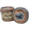 Flauto filato sfumato di caldo cotone effetto felpato per uncinetto e lavoro a maglia - Silke by Arvier