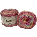 Flauto filato sfumato di caldo cotone effetto felpato per uncinetto e lavoro a maglia - Silke by Arvier
