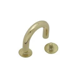 Bag connectors with gold screws, ideal for attaching chains, handles and carabiners - FF610 Benox