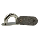 Oval bag connectors with silver screw fastening, ideal for attaching chains, handles and carabiners - FF608 Benox