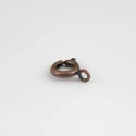 Round lobster clasp for necklaces and costume jewellery, 7 mm, bronze brass - FF011 Benox