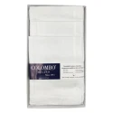 12 men's handkerchiefs in white cotton fabric - Manifattura Colombo Quadrifoglio