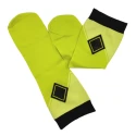 SiSi Fashion sock in soft microfibre in bright lime green