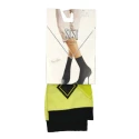 SiSi Fashion sock in soft microfibre in bright lime green