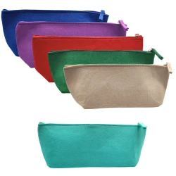 Pochette in Feltro misura media multiuso con chiusura lampo
