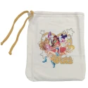 Sacchetto Asilo piccolo Winx Club in cotone con laccetto 32 x 25cm