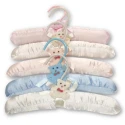 Padded satin baby clothes hangers 5-pack