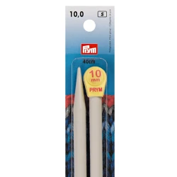 10.00 mm knitting needles with plastic knobs - 218232 Prym
