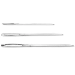 Set 3 Aghi da Lana senza punta assortiti Prym per ricamo canvas - 124119 Prym