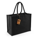 Borsa in Juta Nera da personalizzare e decorare - W407 Westford Mill