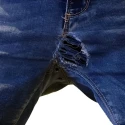 Heat-activated JEANS reinforcements for trousers