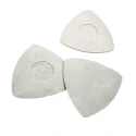 White triangular tailor's chalk for fabric marking