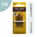 Assorted high-quality hand sewing needles 1-5 - John James JJ11015