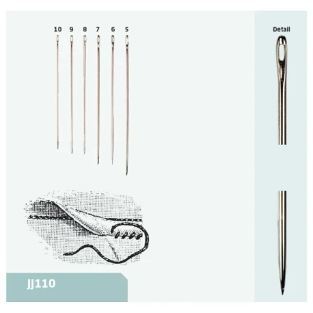 Assorted high-quality hand sewing needles 5-10 - JJ11050C John James