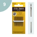 Long needles for hand sewing, size 9, high quality - JJ11009C John James