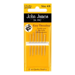 INFILAFACILE needles for hand sewing 4-8 with quick-threading eye - JJ11448C John James