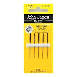Aghi da 80 universali con testa piatta per macchina da cucire - JJ34011 John James