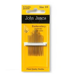 Aghi da ricamo Crewel misure 3-9 assortiti alta qualità - JJ13539C John James