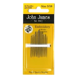 Aghi da ricamo Crewel misure 5-10 assortiti alta qualità - JJ13550 John James