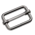 30mm adjustable buckle in matt silver metal for straps and shoulder straps - 0055394 Prym