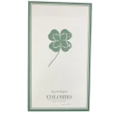 12 men's handkerchiefs in white striped cotton fabric Manifattura Colombo Quadrifoglio