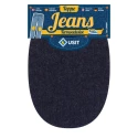 Heat-activated jeans patches in durable denim fabric - Usit