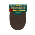 Mini suede patches 13x9cm heat-activated pack of 2