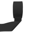 Roll of 100% cotton plain webbing 5cm high - Spool 20 metres - Black