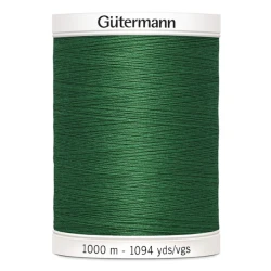 Filo per cucire Gutermann colore 237 Verde spola da 1000m