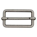 30mm adjustable buckle in matt silver metal for straps and shoulder straps - 0055394 Prym