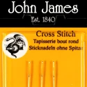 Aghi per ricamo e punto croce placcati in oro misura 22 - JG19822 John James